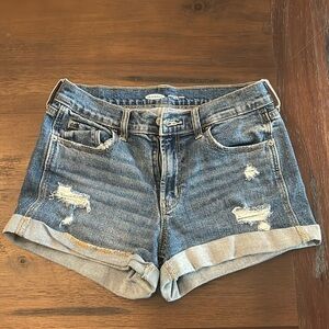 OLD NAVY Mid Rise Boyfriend Denim Shorts